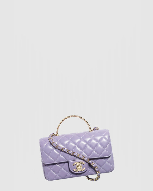 [CHANEL-샤넬]핸들 장식의 미니 플랩백 AS4924