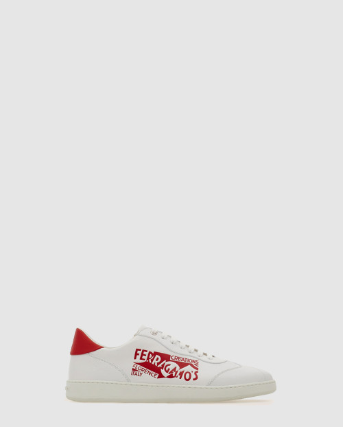 [FERRAGAMO-페레가모]로고 디테일의 로우탑 스니커즈 029122