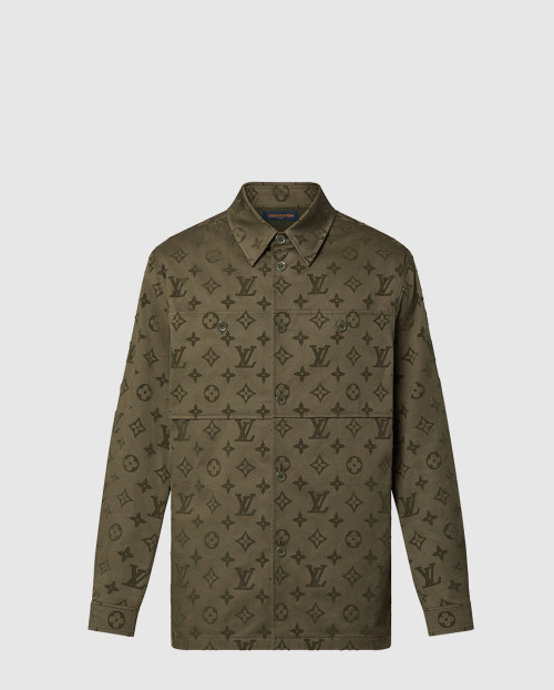 [LOUIS VUITTON-루이비통]모노그램 코튼 오버셔츠 1ABNP8