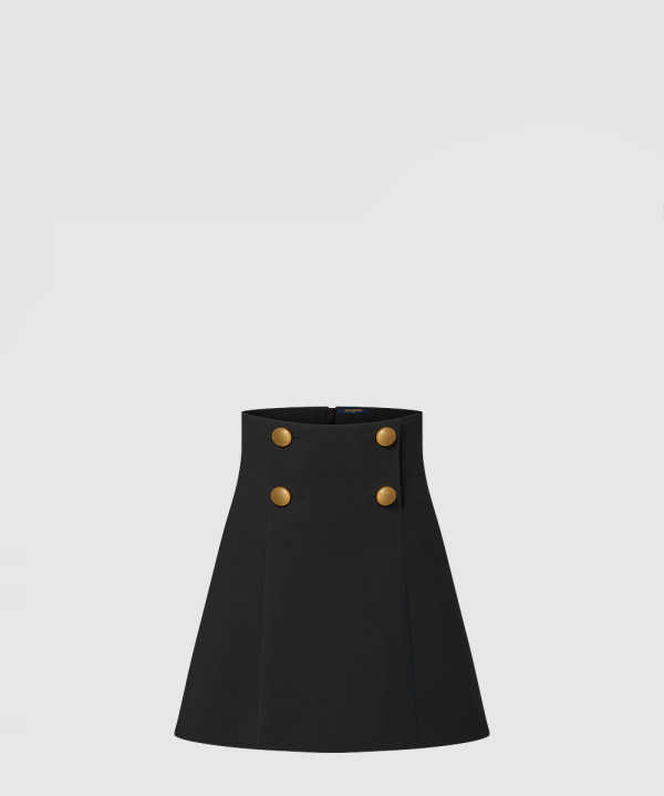 [LOUIS VUITTON-루이비통]해머드 버튼 스커트 1AFUSZ