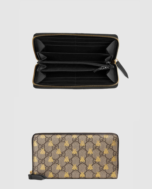 [GUCCI-구찌]벌 패턴 장지갑 410102