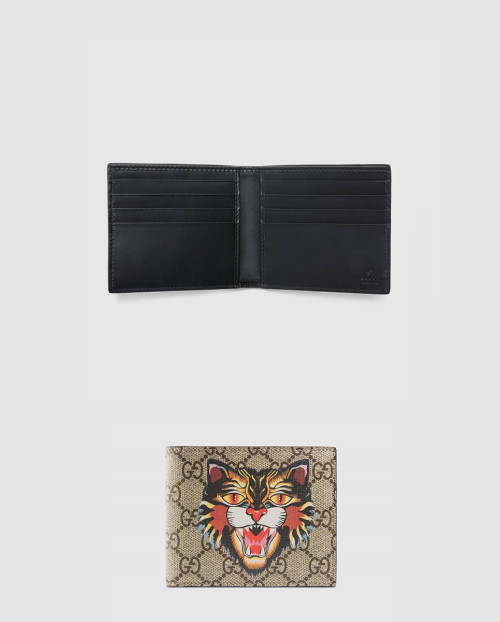 [GUCCI-구찌]고양이 GG 슈프림 반지갑 451268