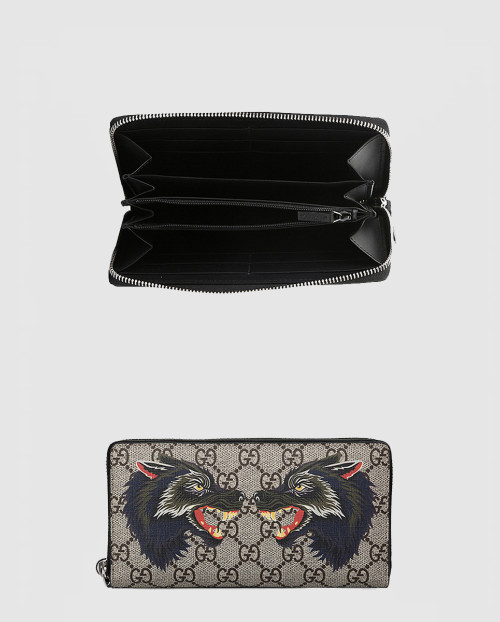 [GUCCI-구찌]울프헤드 지퍼 장지갑 451273