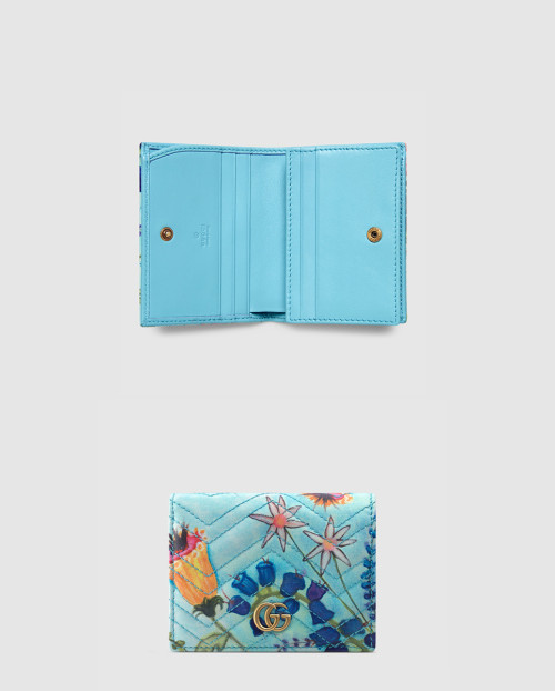 [GUCCI-구찌]GG 페인팅 프린트 카드지갑 466492