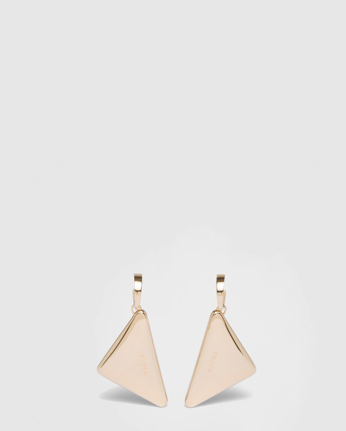 [PRADA-프라다]이터널 골드 중형 드롭 귀걸이 1JO964