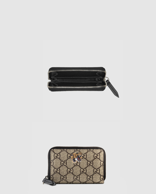 [GUCCI-구찌]타이거 프린트 지퍼 달린 카드 케이스 451276