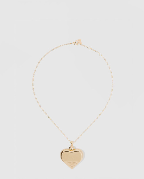 [PRADA-프라다]이터널 골드 중형 펜던트 목걸이 1JCA06
