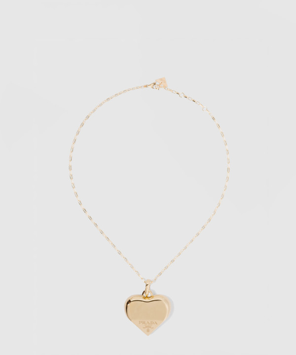 [PRADA-프라다]이터널 골드 중형 펜던트 목걸이 1JCA06
