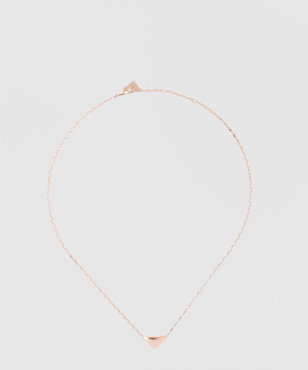 [PRADA-프라다]이터널 골드 스몰 트라이앵글 펜던트 넥클리스 1JCA37
