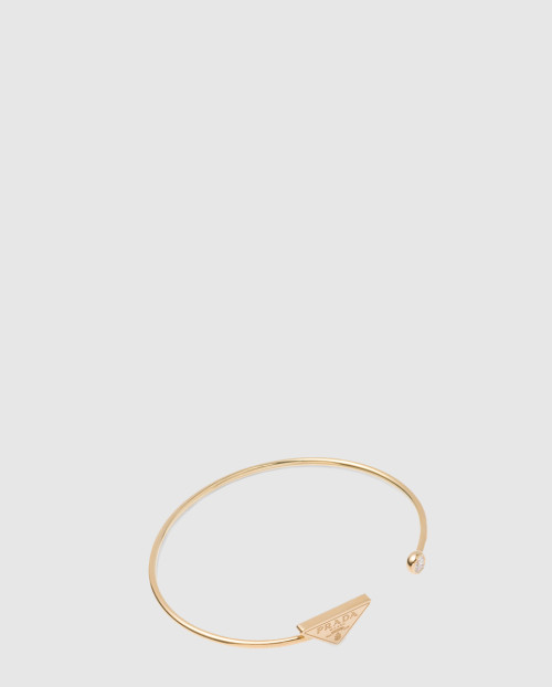 [PRADA-프라다]이터널 골드 뱅글 팔찌 1JB399