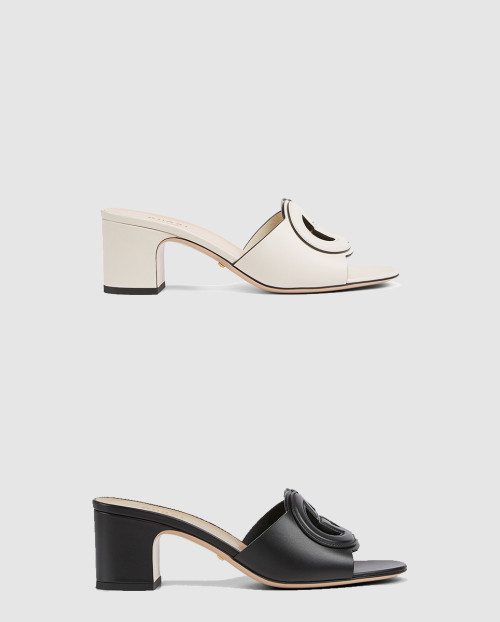 [GUCCI-구찌]인터로킹 슬라이드 샌들 782413