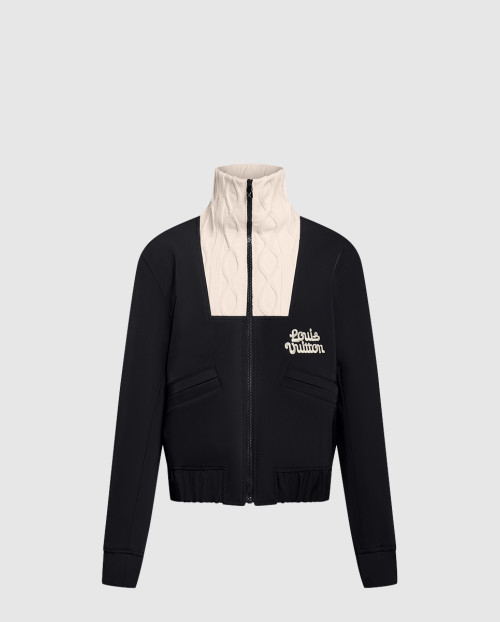 [LOUIS VUITTON-루이비통]니티드 칼라 엠브로이더드 테크니컬 블루 1AFPU6