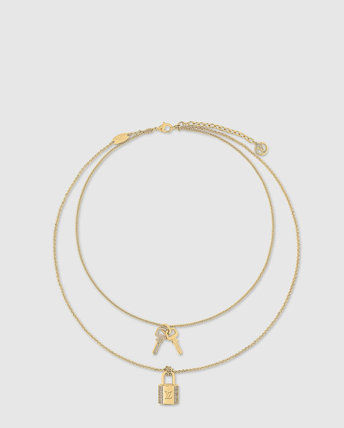 [LOUIS VUITTON-루이비통]LV 자물쇠 목걸이 M01593