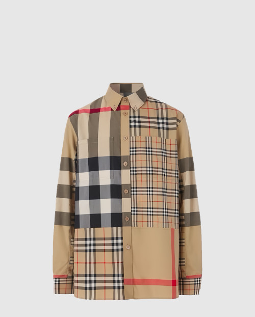 [BURBERRY-버버리]코튼 포플린 셔츠 80386381