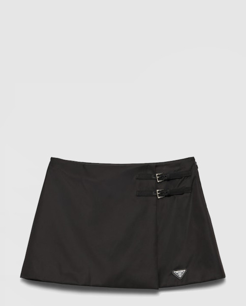 [PRADA-프라다]리나일론 랩어라운드 스커트 21H986