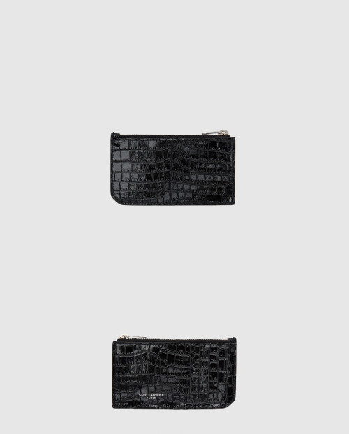 [SAINT LAURENT-생로랑]FRAGMENTS 지퍼 카드 케이스 609362