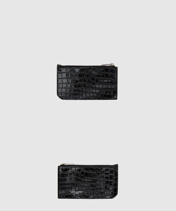 [SAINT LAURENT-생로랑]FRAGMENTS 지퍼 카드 케이스 609362