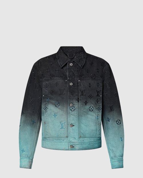 [LOUIS VUITTON-루이비통]엠브로이더드 데님 블루종 1AFV97