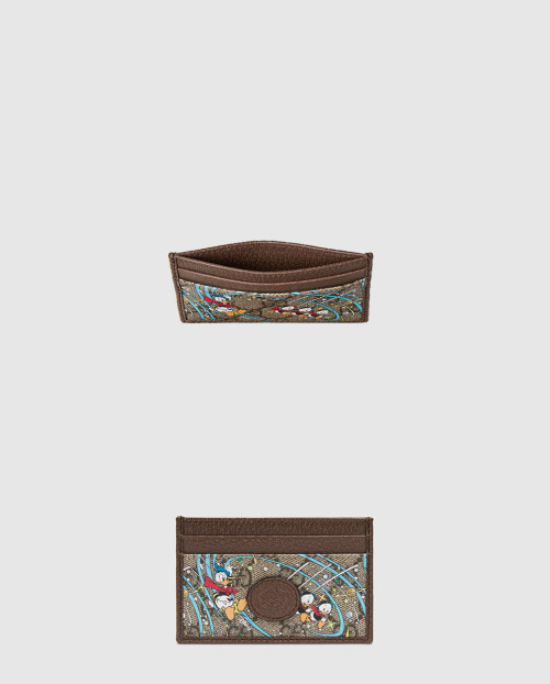 [GUCCI-구찌]디즈니x구찌 도날드덕 프린트 카드지갑 647942