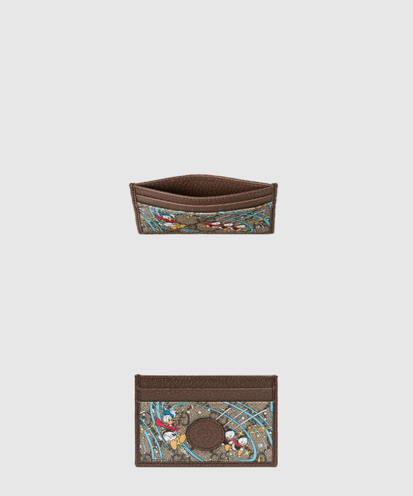 [GUCCI-구찌]디즈니x구찌 도날드덕 프린트 카드지갑 647942