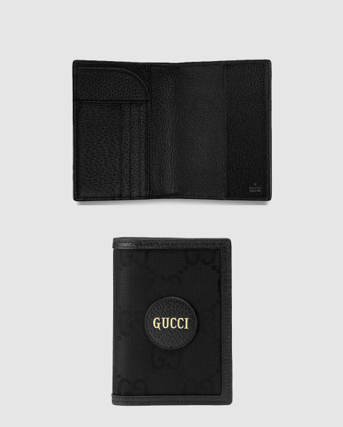[GUCCI-구찌]재생소재 GG 플라워 나일론 여권지갑 625584