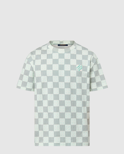 [LOUIS VUITTON-루이비통]프린티드 쇼트 슬리브드 코튼 티셔츠 1AFR24