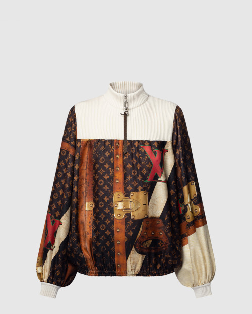 [LOUIS VUITTON-루이비통]스포티 컬러 블록 집업 파카 1AGGTJ