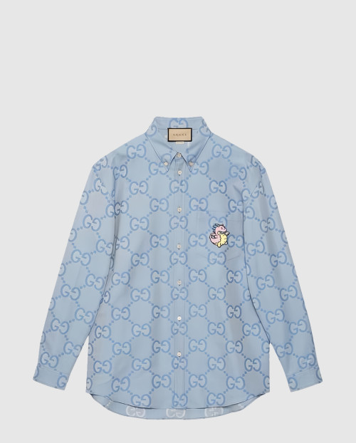 [GUCCI-구찌]프린트 코튼 셔츠 770821