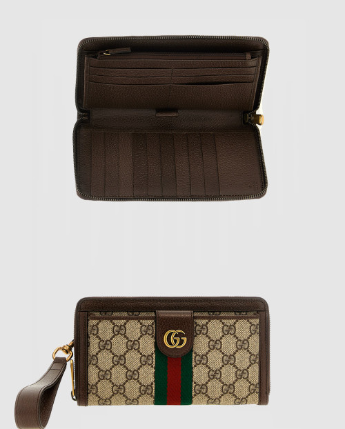 [GUCCI-구찌]로고 반지갑 676238