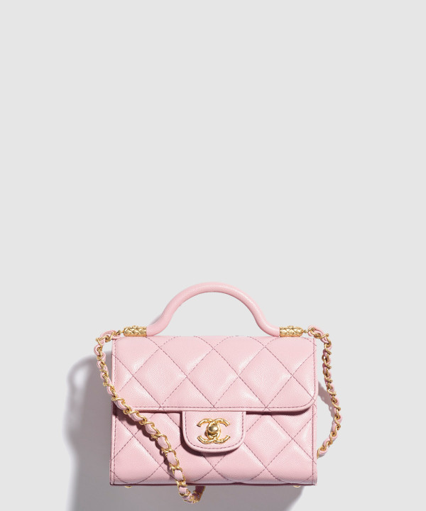 [CHANEL-샤넬]핸들 장식의 미니 플랩백  AS4956