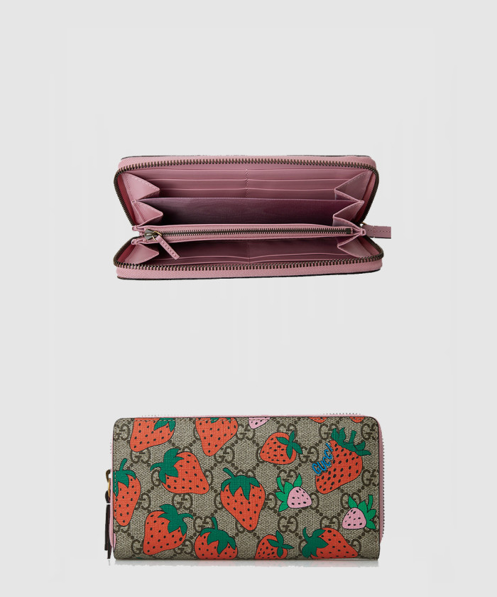 레플리카|이미테이션 gucci-구찌스트로베리-프린트-장지갑-573865