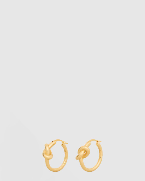 [CELINE-셀린느]스몰 노트 후프 귀걸이 46N556