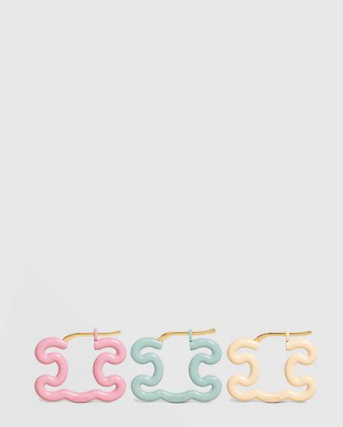[CELINE-셀린느]트리옹프 프레임 3컬러 귀걸이 460KL6