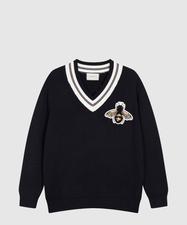 [GUCCI-구찌]자수 니트 울 점퍼 452796