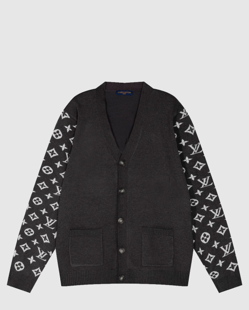 [LOUIS VUITTON-루이비통]모노그램 믹스 캐시미어 가디건 1AATM2