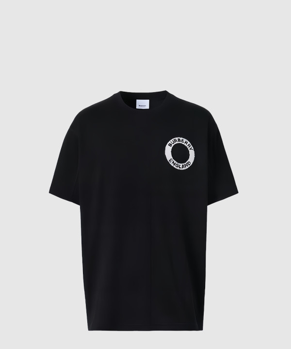 [BURBERRY-버버리]그래픽 로고 코튼 반팔 티셔츠 80602231