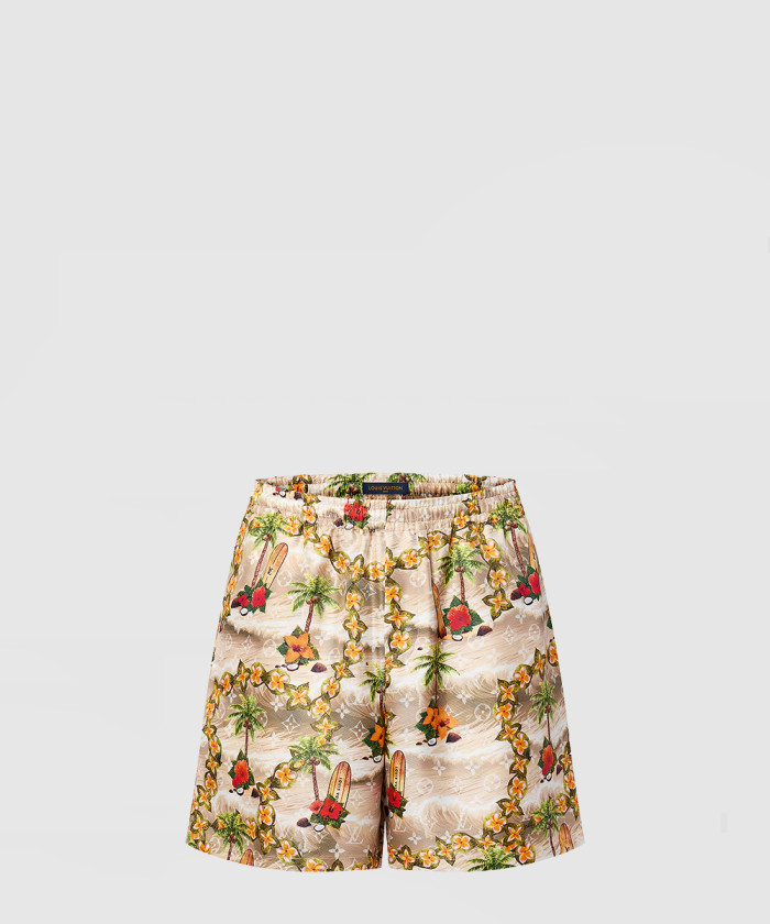 레플리카|이미테이션 louis-vuitton-루이비통모노그램-실크-드로스트링-쇼츠-1afrk5