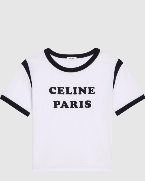 [CELINE-셀린느]코튼 저지 파리 박시 티셔츠 2X8906