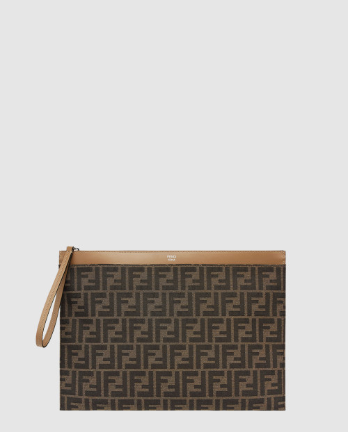 [FENDI-펜디]라지 플랫 FF 파우치 7N0135