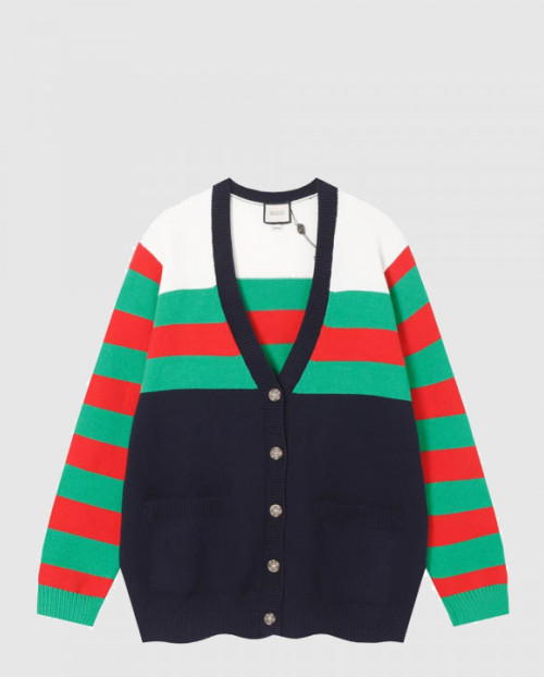 [GUCCI-구찌]로고 니트 코트 740641