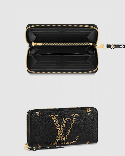 [LOUIS VUITTON-루이비통]모노그램 자이언트 정글 지퍼 장지갑 M44744