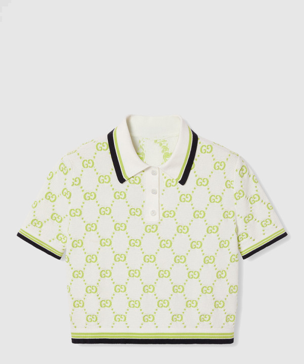 [GUCCI-구찌]GG 자카드 니트 폴로 785262