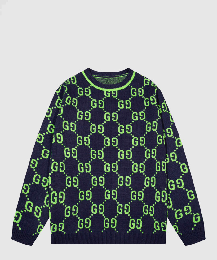레플리카|이미테이션 gucci-구찌gg-코튼-자카드-크루넥-스웨터-791043
