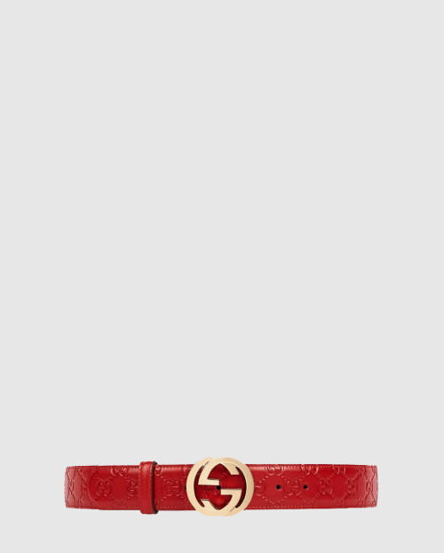 [GUCCI-구찌]더블 G 버클 벨트 370543