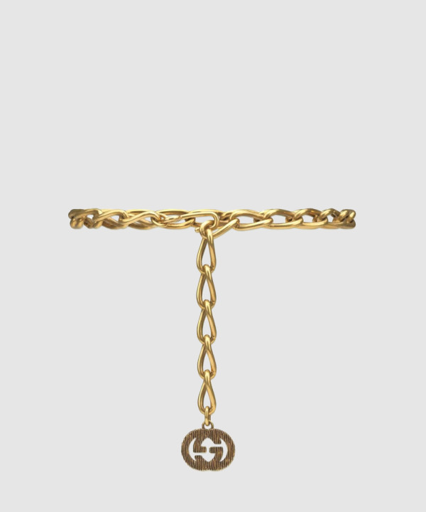 [GUCCI-구찌]더블 G 체인 벨트 699955