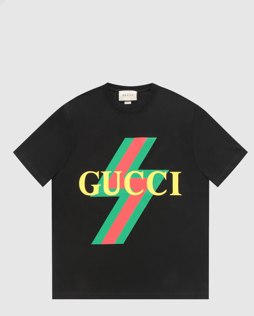 [GUCCI-구찌]라이트닝 로고 반팔 티셔츠 717422