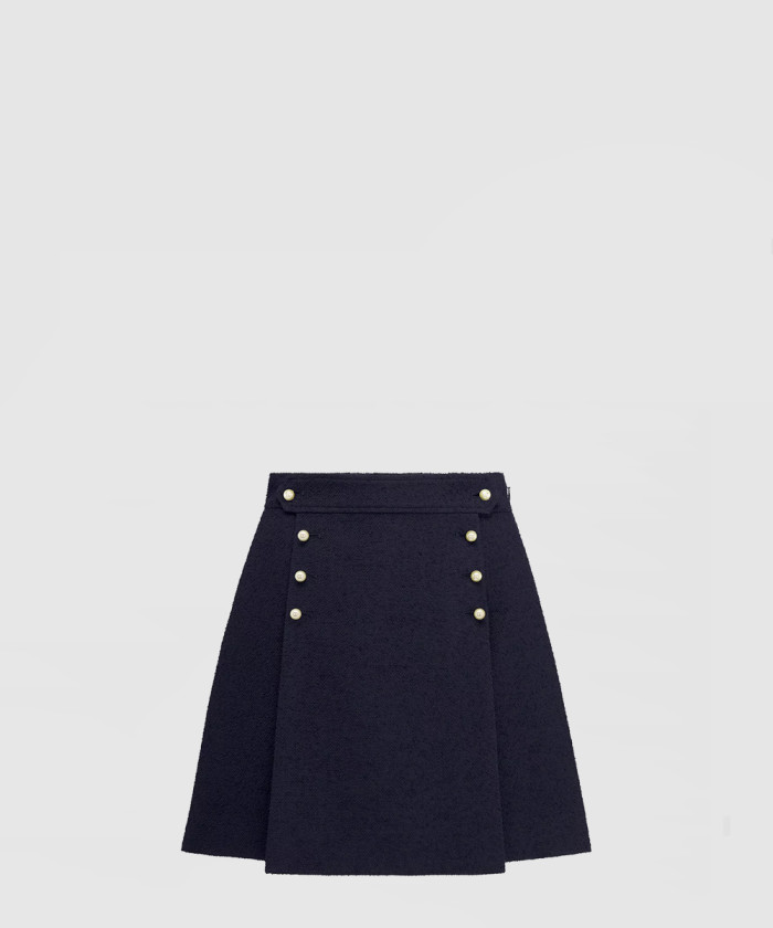 레플리카|이미테이션 dior-디올탈착식-세일러-패널-미니스커트-441j2