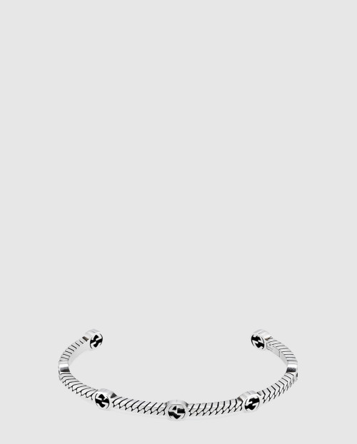 [GUCCI-구찌]씬 인터로킹 G 팔찌 661529