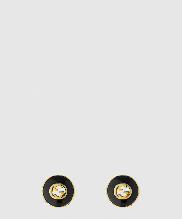 [GUCCI-구찌]인터로킹 스터드 귀걸이 786554