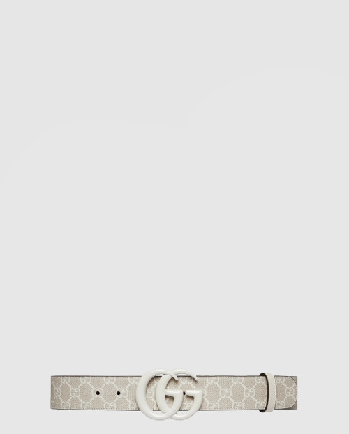 [GUCCI-구찌]더블 G 버클 와이드 벨트 400593